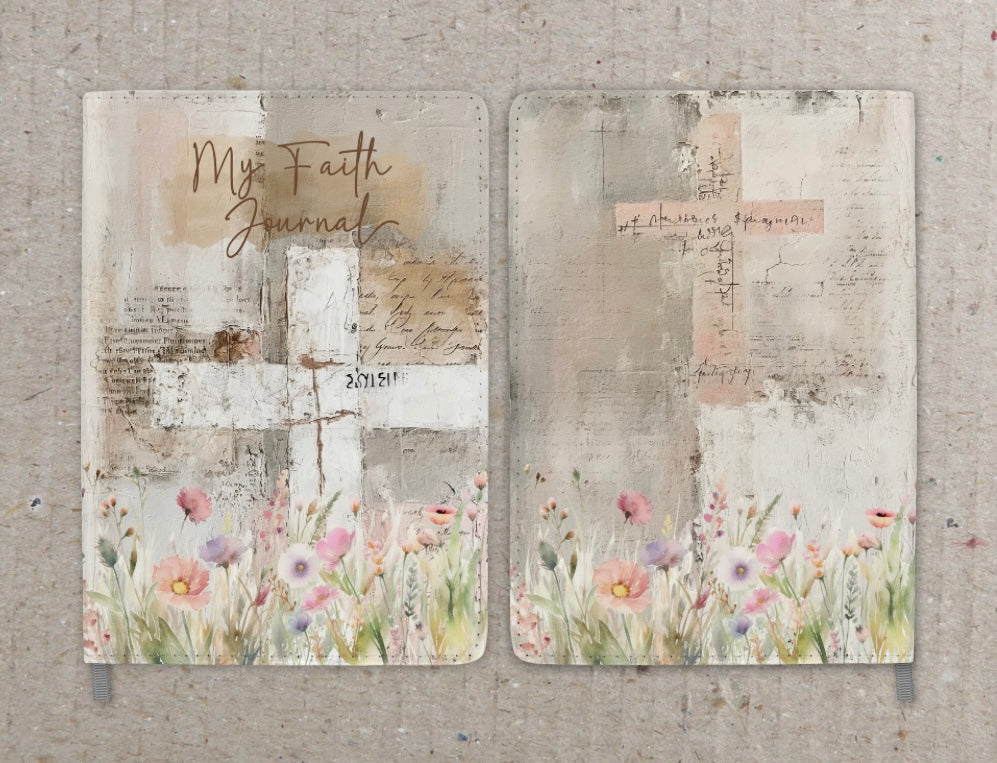 My Faith Journal Faux Leather Journal - Home, Office or School