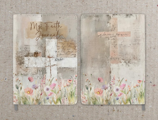 My Faith Journal Faux Leather Journal - Home, Office or School